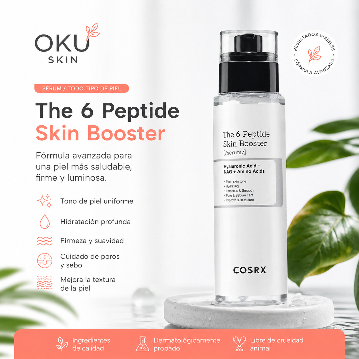 The 6 Peptide Skin Booster