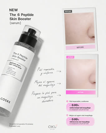 Cliente OKU SKIN — foto real de rutina