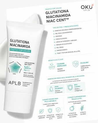 Cliente OKU SKIN — foto real de rutina