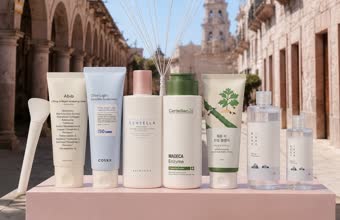 Cliente OKU SKIN — foto real de rutina